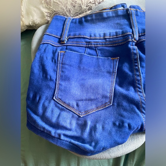 Denim high waist shorts - Picture 5 of 5